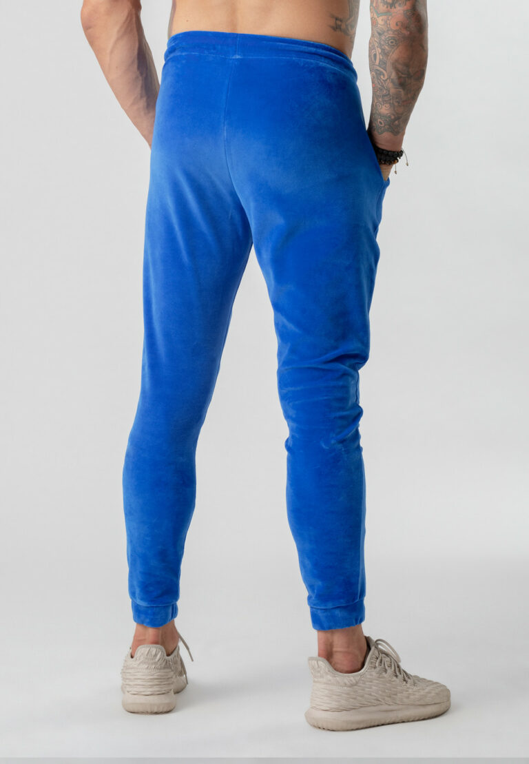 Velvet Sweatpants Blue Tres Amigos Velvet