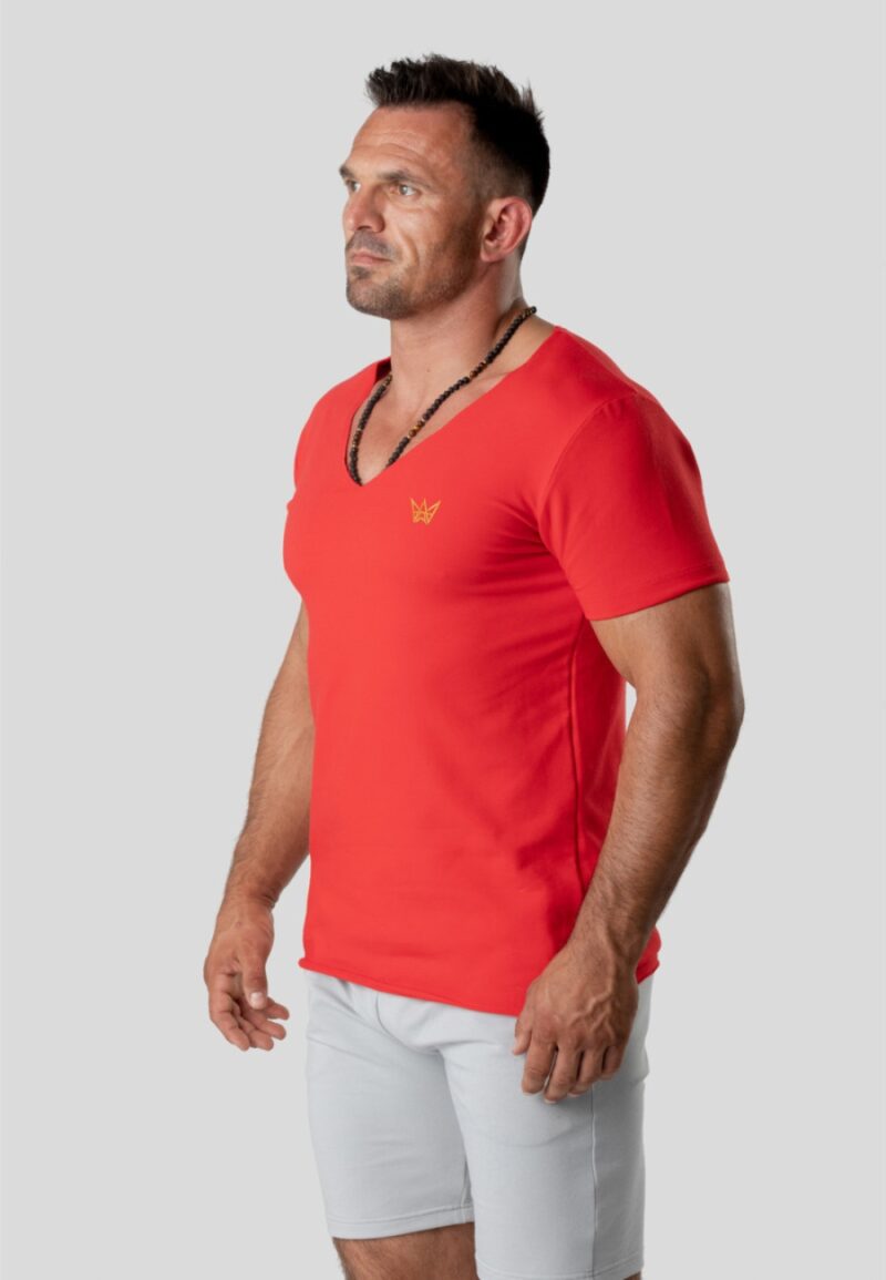 T-shirt Neckline Red Official Tres Amigos Crimson