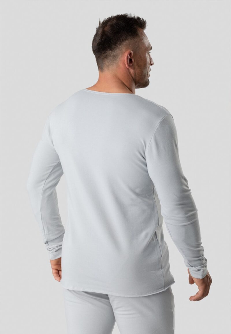 Gray Men's Longsleeve - Long Sleeve T-shirt