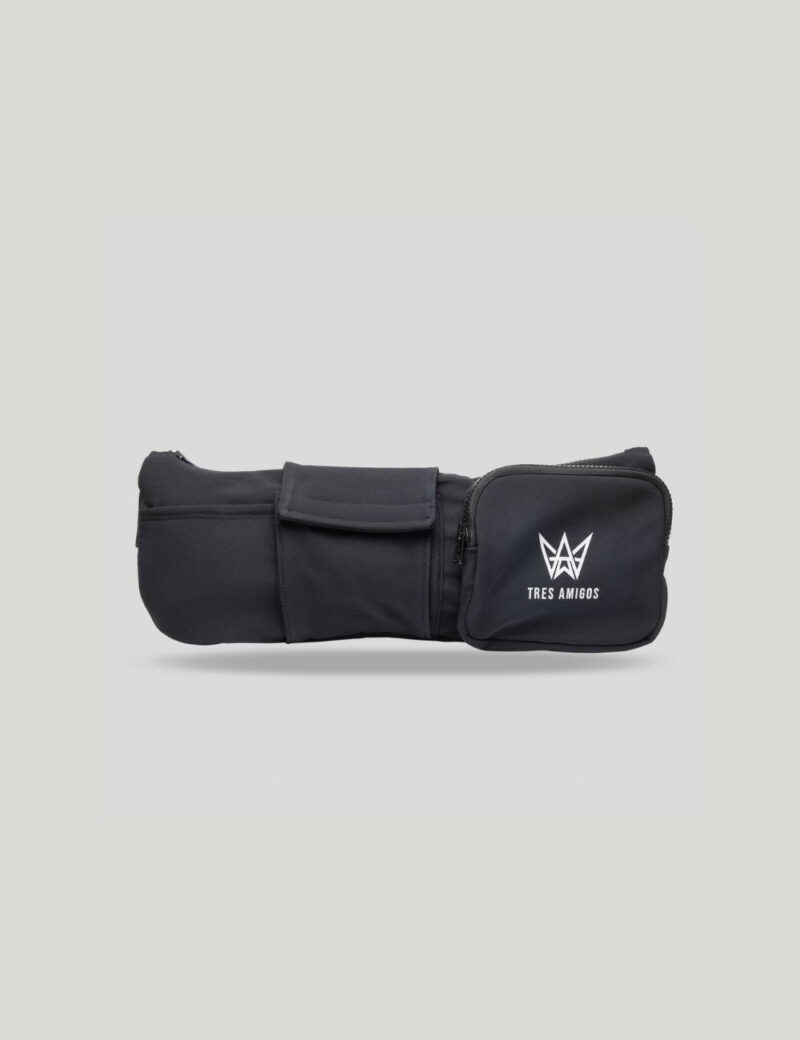 Black Waist Bag Wide Strap