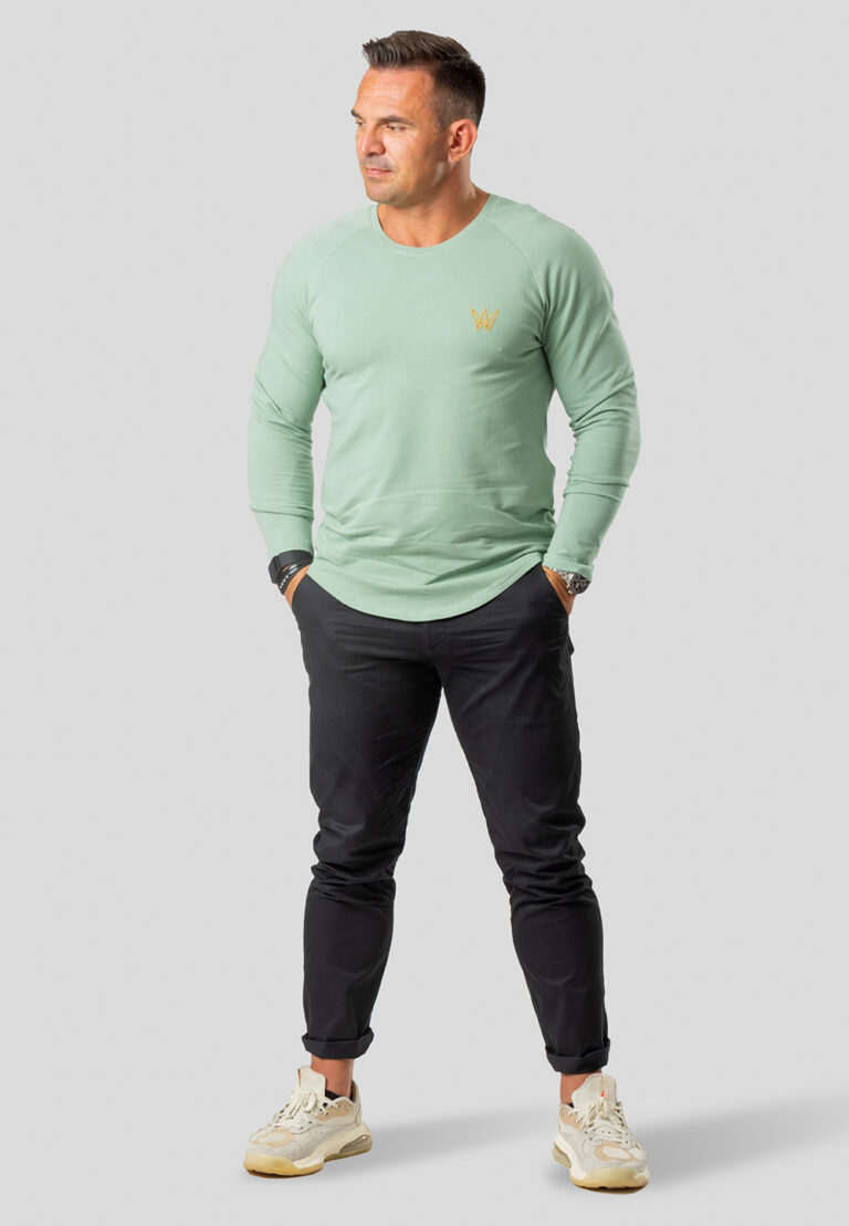 Longsleeve Raglan Sweatshirt, Mint