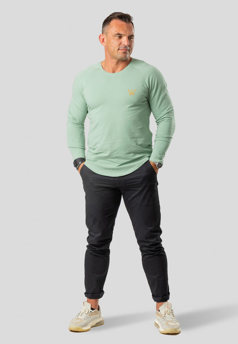 Longsleeve Raglan Sweatshirt Gray