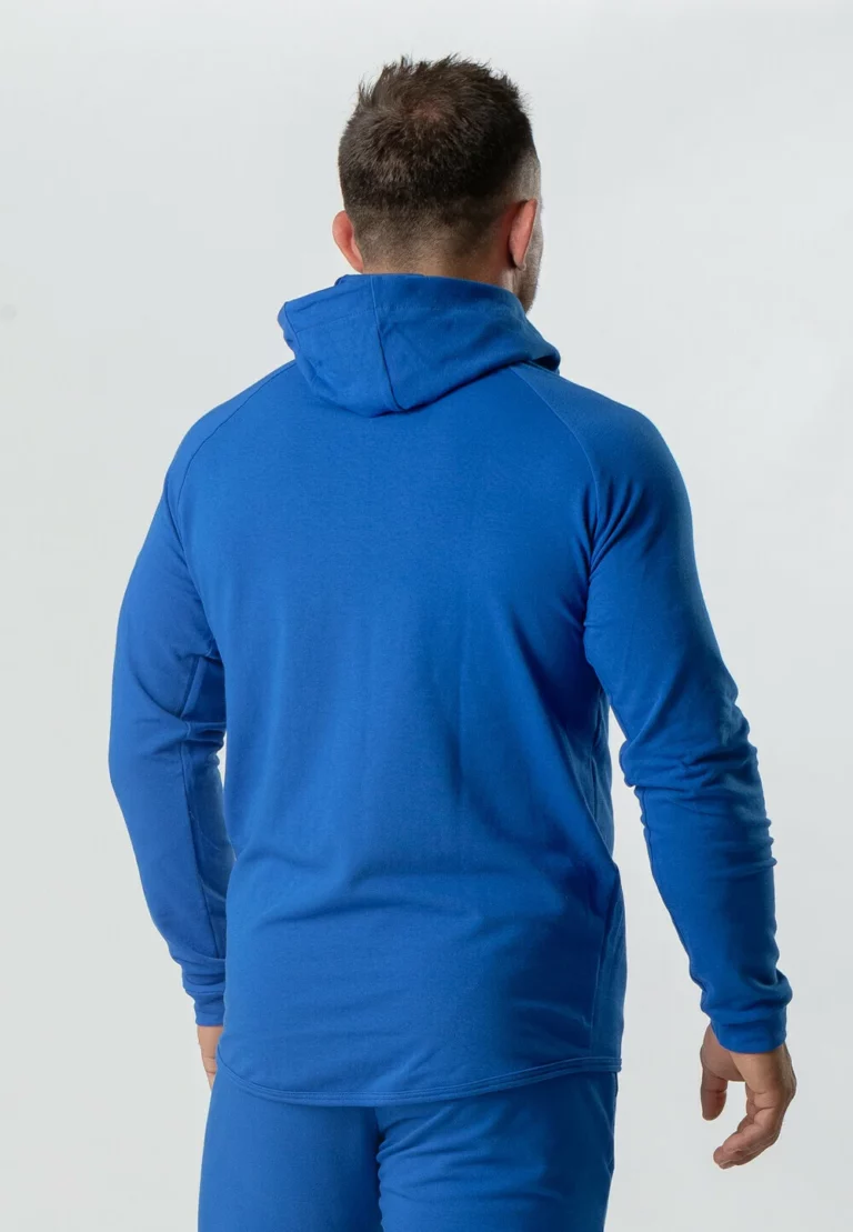 Men’s Blue Gold Crown Hoodie