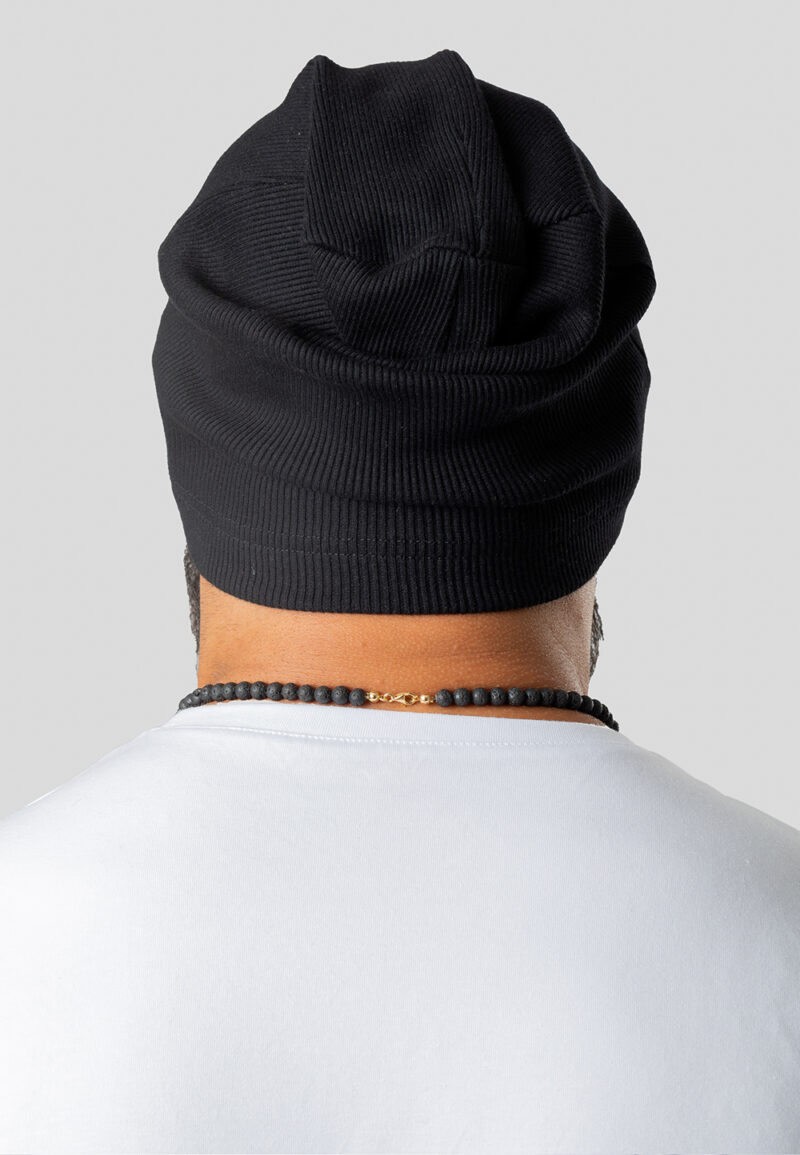 Men's Ribbed Hat, Black